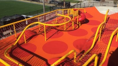 Playground Surfacing with Poured in Place Rubber
