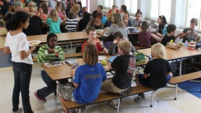 School Cafeteria: Cleaning, Sanitizing and Targeted Disinfecting