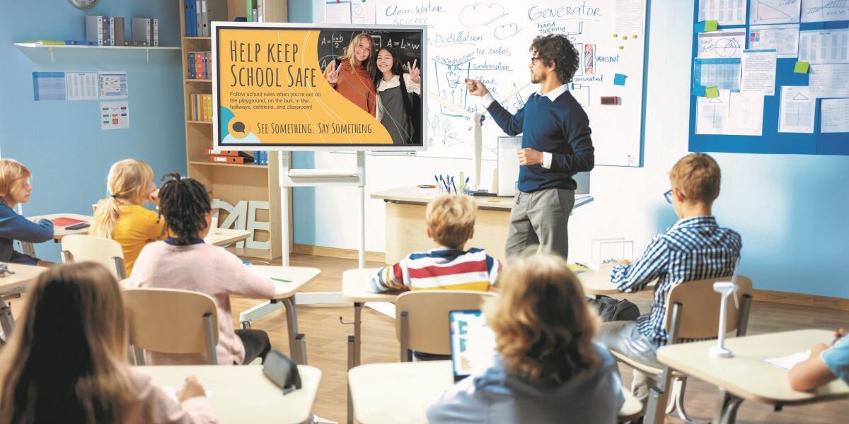 Digital Signage Injects Meaning into K12 Communications